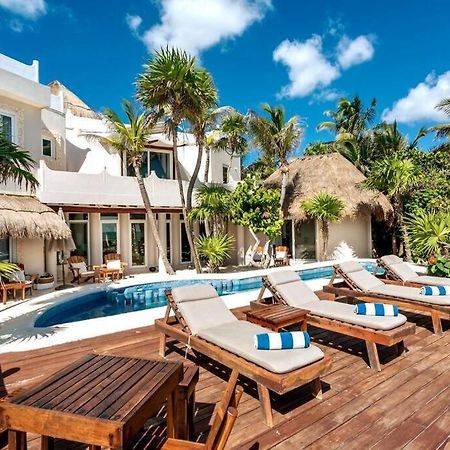 Luxury 5-Br Beachfront Home In Tulum Casa Sofia Gato Eksteriør billede