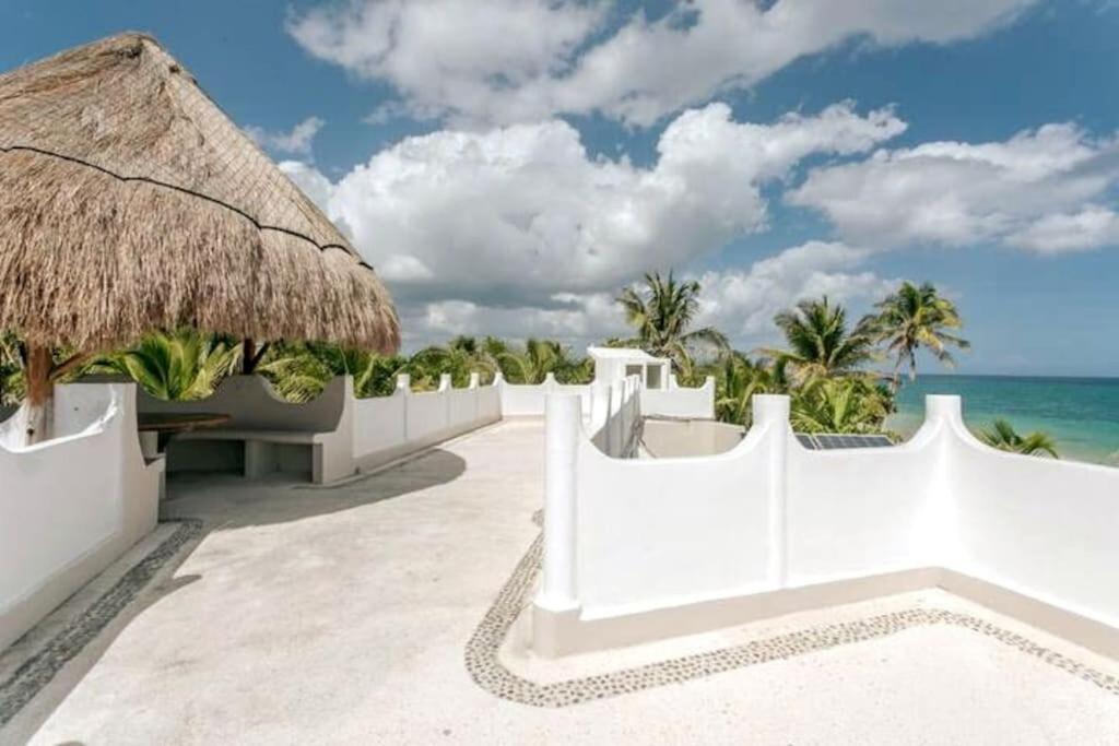 Luxury 5-Br Beachfront Home In Tulum Casa Sofia Gato Eksteriør billede