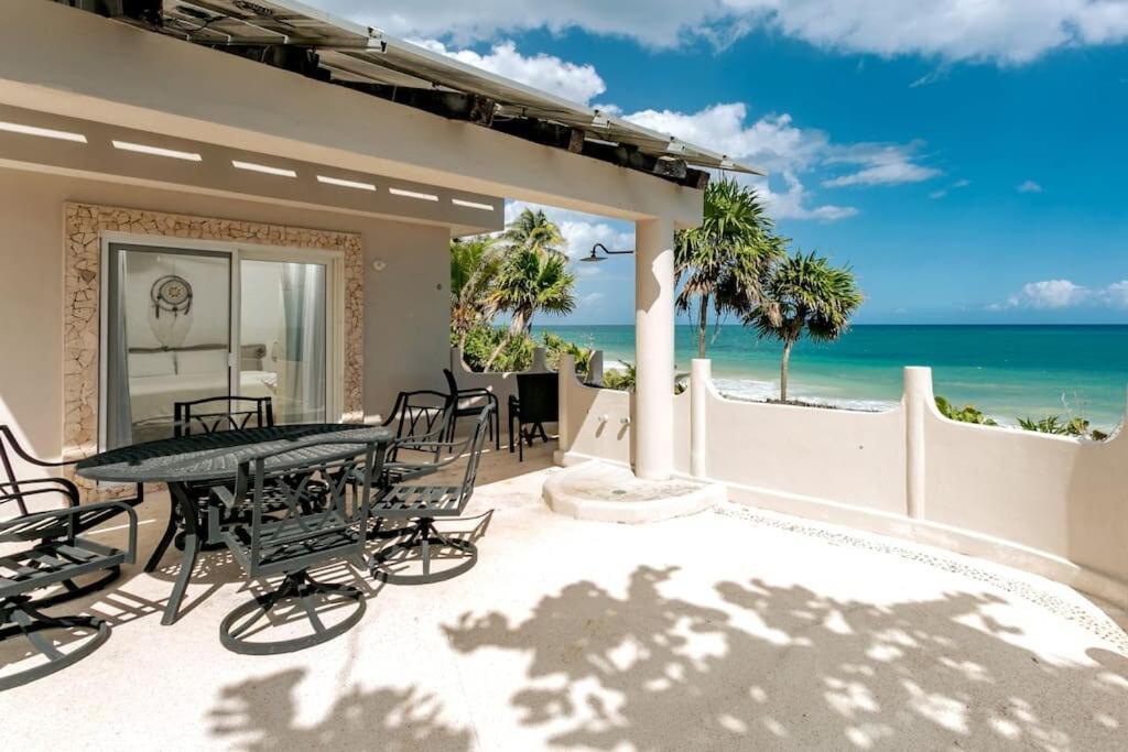Luxury 5-Br Beachfront Home In Tulum Casa Sofia Gato Eksteriør billede