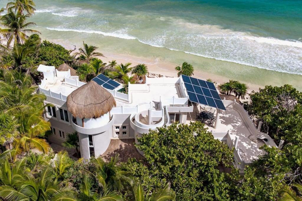Luxury 5-Br Beachfront Home In Tulum Casa Sofia Gato Eksteriør billede