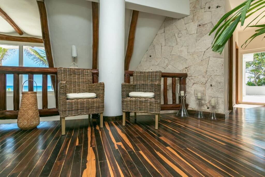 Luxury 5-Br Beachfront Home In Tulum Casa Sofia Gato Eksteriør billede