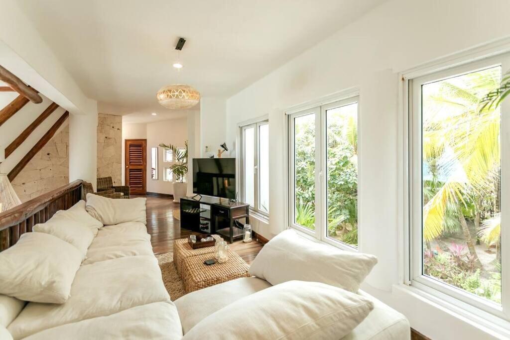 Luxury 5-Br Beachfront Home In Tulum Casa Sofia Gato Eksteriør billede