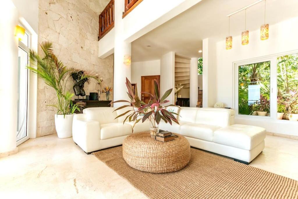 Luxury 5-Br Beachfront Home In Tulum Casa Sofia Gato Eksteriør billede