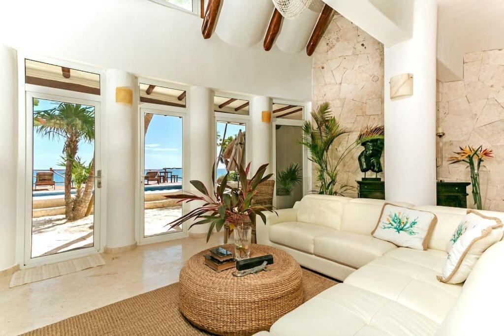 Luxury 5-Br Beachfront Home In Tulum Casa Sofia Gato Eksteriør billede
