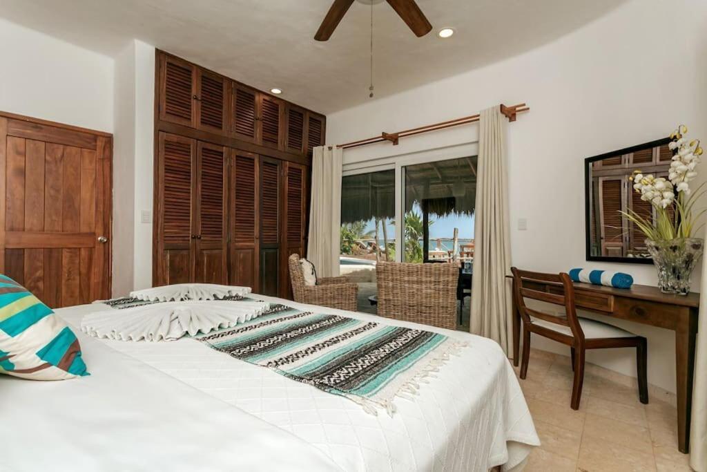 Luxury 5-Br Beachfront Home In Tulum Casa Sofia Gato Eksteriør billede
